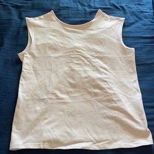 Banana Republic twist-back top- white